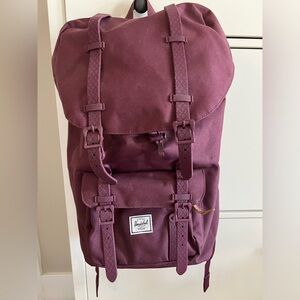 TWO Herschel backpacks and a pencil case